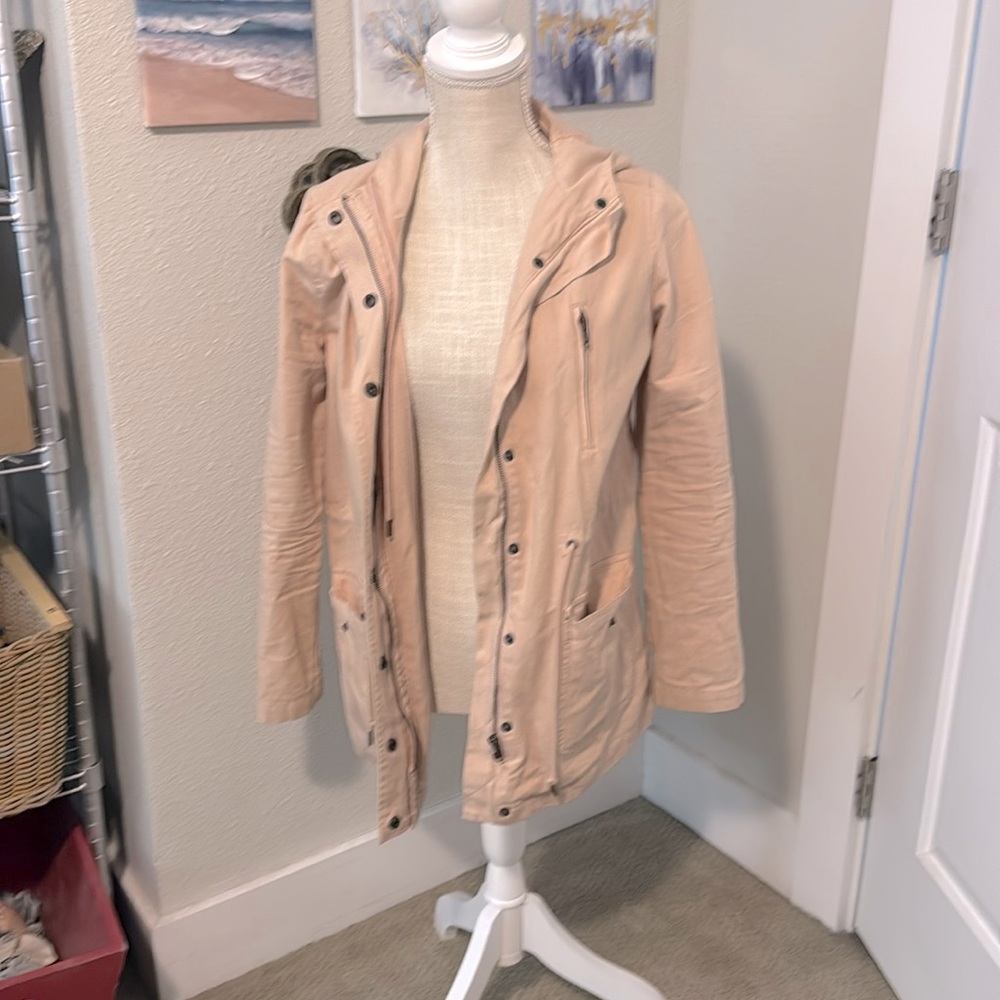 Forever 21 dusty pink hooded jacket